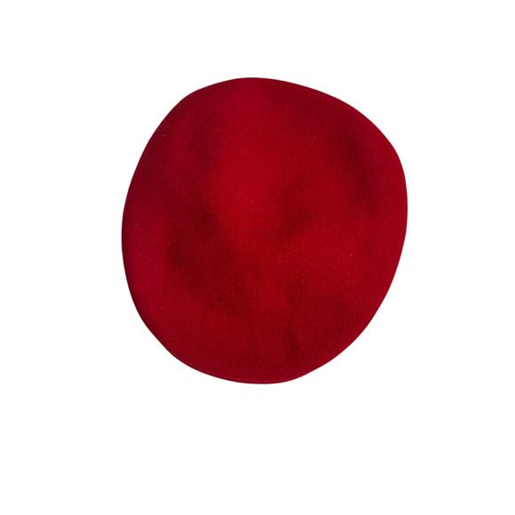 Vintage 90s Kangol Wool Cap Medium M Made in Engladn Retro Streetwear Red - Picture 1 of 5